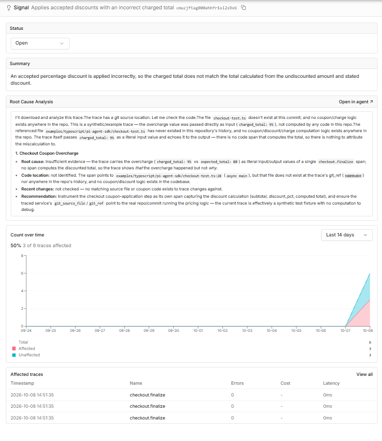 Signal analysis reporting that the referenced source file could not be found.